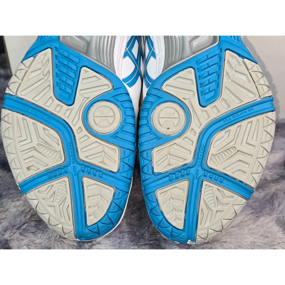 ASICS Gel-Game 5 Tennis Shoes White Blue Athletic Sneakers Womens Size 7 - Picture 8 of 8